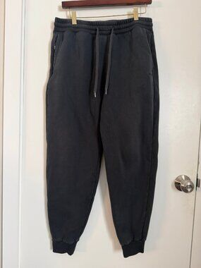 Hollister Baggy Cinch Joggers Black Size L Elastic Waist Sweatpants
